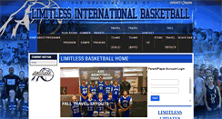 Desktop Screenshot of limitlessbasketball.com
